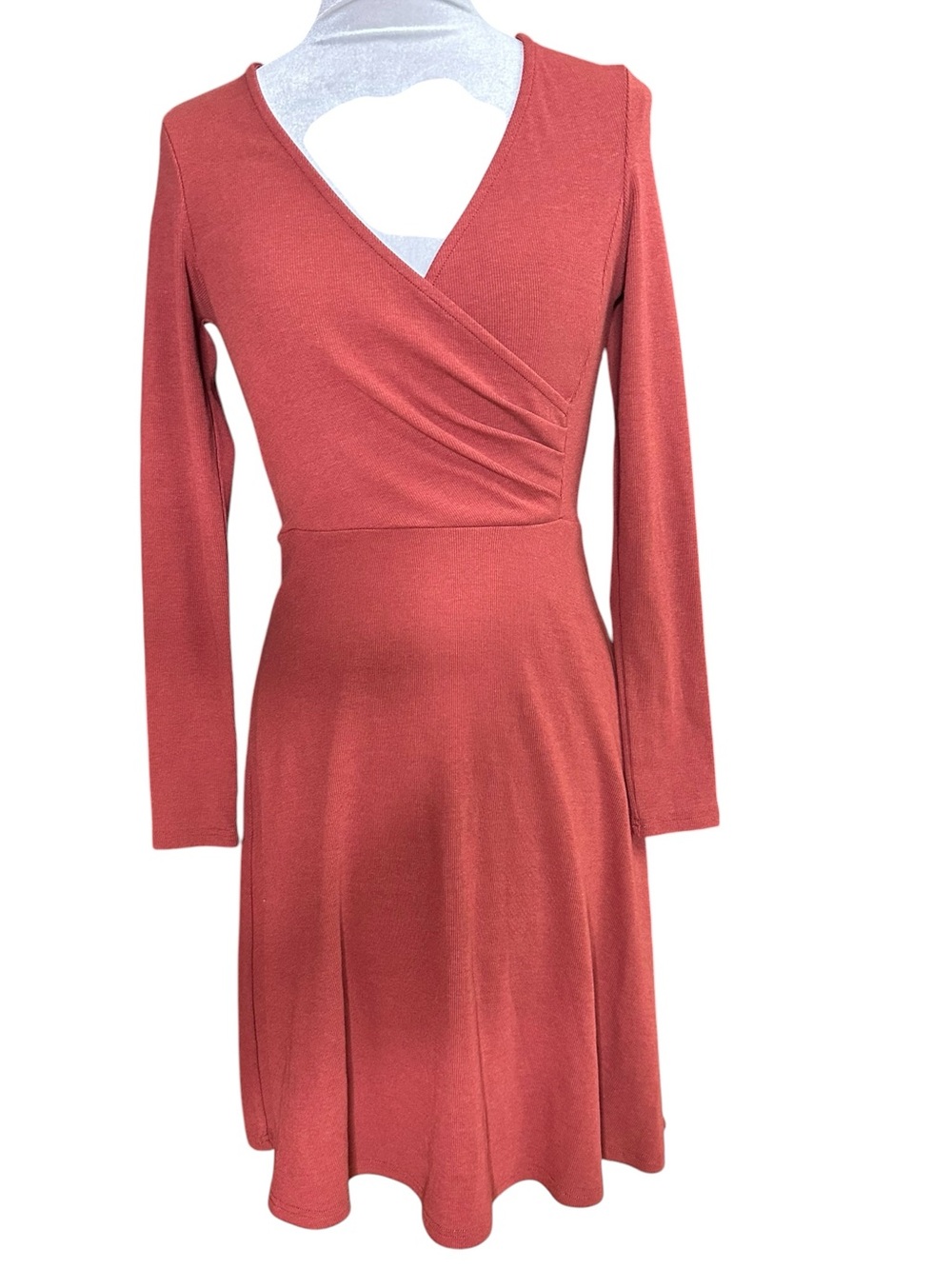 NWT OGL Women’s Long Sleeve Dress. Size Small. Rusty Red